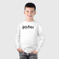 Лонгслив хлопковый детский Harry Potter, цвет: белый — фото 2