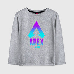 Лонгслив хлопковый детский APEX LEGENDS, цвет: меланж