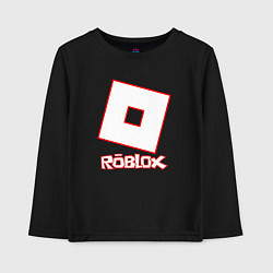 Лонгслив хлопковый детский ROBLOX, цвет: черный