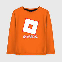 Лонгслив хлопковый детский ROBLOX, цвет: оранжевый