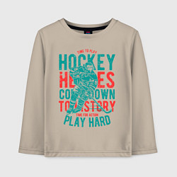 Детский лонгслив Hockey