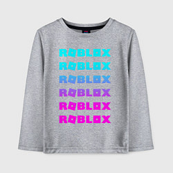 Лонгслив хлопковый детский ROBLOX, цвет: меланж