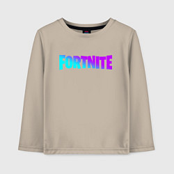 Лонгслив хлопковый детский FORTNITE 2, цвет: миндальный