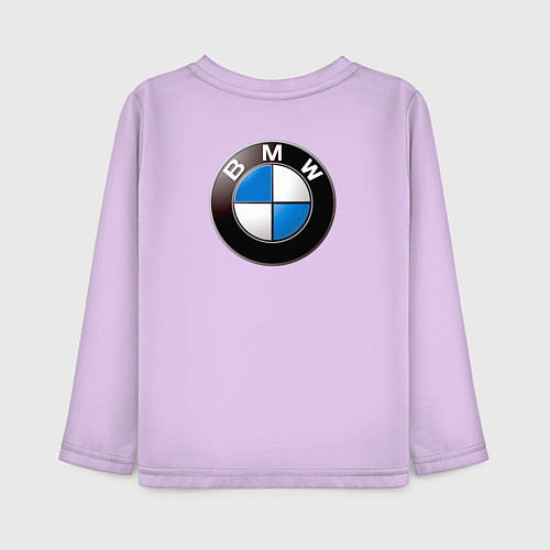 Детский лонгслив BMW оскал / Лаванда – фото 2