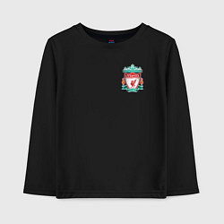 Лонгслив хлопковый детский LIVERPOOL, цвет: черный