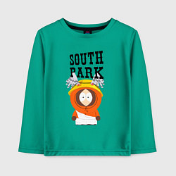 Лонгслив хлопковый детский South Park Кенни, цвет: зеленый