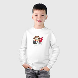 Лонгслив хлопковый детский South Park Who is the Coon?, цвет: белый — фото 2
