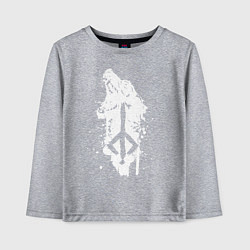 Лонгслив хлопковый детский BLOODBORNE, цвет: меланж