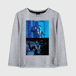 Детский лонгслив Black Lightning