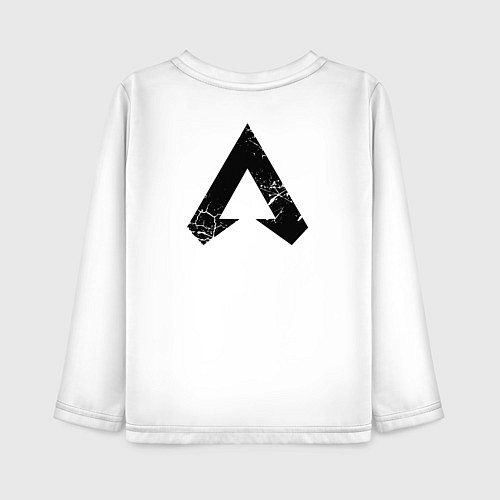 Детский лонгслив APEX LEGENDS НА СПИНЕ / Белый – фото 2
