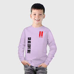 Лонгслив хлопковый детский THE LAST OF US II, цвет: лаванда — фото 2