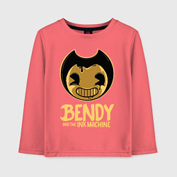 Лонгслив хлопковый детский Bendy And The Ink Machine, цвет: коралловый