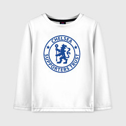 Лонгслив хлопковый детский Chelsea FC, цвет: белый