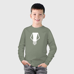 Лонгслив хлопковый детский Bakugo t-shirt, цвет: авокадо — фото 2