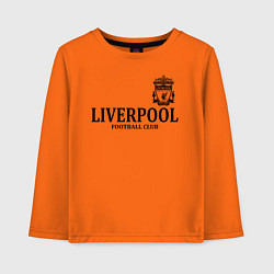 Лонгслив хлопковый детский Liverpool FC, цвет: оранжевый