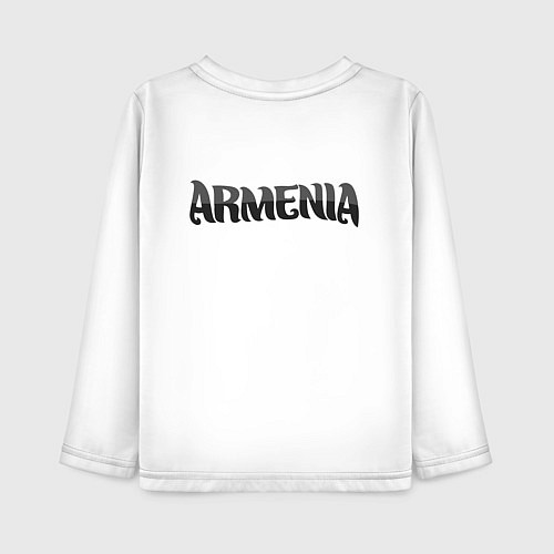 Детский лонгслив Армения / Белый – фото 2