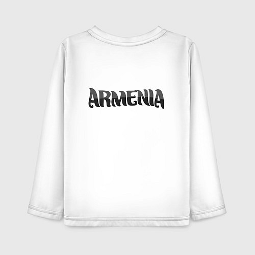 Детский лонгслив Армения / Белый – фото 2