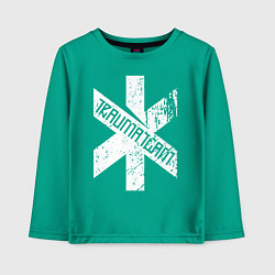 Лонгслив хлопковый детский TRAUMA TEAM Cyberpunk 2077, цвет: зеленый