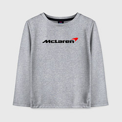 Лонгслив хлопковый детский Формула 1 Макларен, цвет: меланж