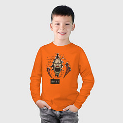 Лонгслив хлопковый детский Лайфстиллер Dota 2, цвет: оранжевый — фото 2