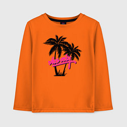 Лонгслив хлопковый детский GTA Vice City, цвет: оранжевый