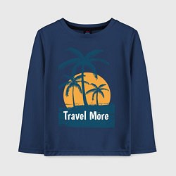 Детский лонгслив Travel more