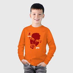 Лонгслив хлопковый детский DMX - The Devil, цвет: оранжевый — фото 2