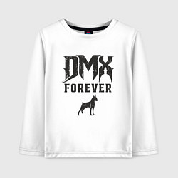 Лонгслив хлопковый детский DMX Forever, цвет: белый