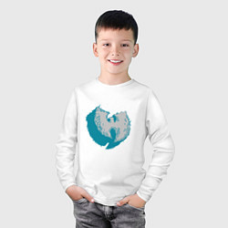 Лонгслив хлопковый детский Rap - Wu-Tang, цвет: белый — фото 2