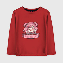 Лонгслив хлопковый детский Sweet Natsuki, цвет: красный