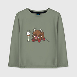 Лонгслив хлопковый детский Честер dont starve, цвет: авокадо