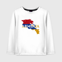 Детский лонгслив Armenia Map