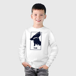 Лонгслив хлопковый детский Love Death And Robots Доброй охоты, цвет: белый — фото 2