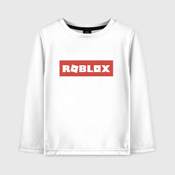 Лонгслив хлопковый детский Roblox, цвет: белый