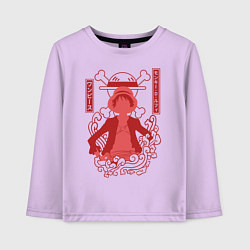 Детский лонгслив Манки Д Луффи Веселый Роджер