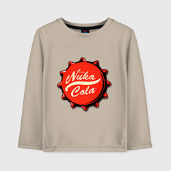 Лонгслив хлопковый детский Nuka Cola Fallout, цвет: миндальный