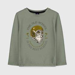 Детский лонгслив Байкерская школа