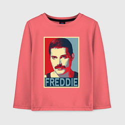 Лонгслив хлопковый детский Freddie, цвет: коралловый