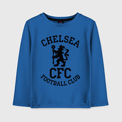 Лонгслив хлопковый детский Chelsea CFC, цвет: синий