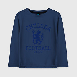Лонгслив хлопковый детский Chelsea FC: Lion, цвет: тёмно-синий