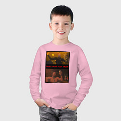 Лонгслив хлопковый детский Молодость Весемира, цвет: светло-розовый — фото 2
