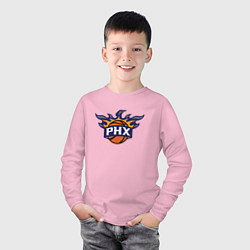 Лонгслив хлопковый детский Phoenix Suns, цвет: светло-розовый — фото 2