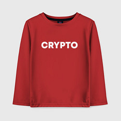 Детский лонгслив Crypto