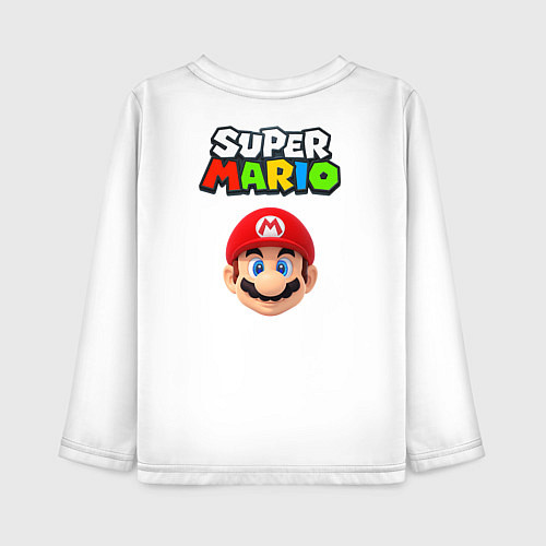 Детский лонгслив Mario Bros / Белый – фото 2