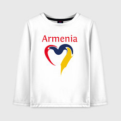 Детский лонгслив Armenia Heart