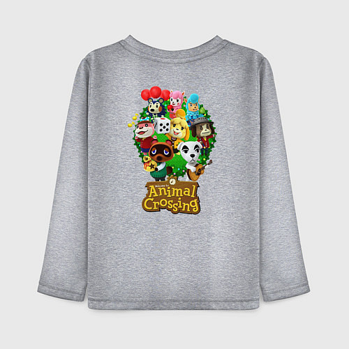 Детский лонгслив Animal Isabel / Меланж – фото 2