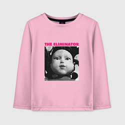 Лонгслив хлопковый детский The Eliminator, цвет: светло-розовый