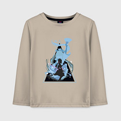 Лонгслив хлопковый детский Genshin Impact AyakaАяка, цвет: миндальный