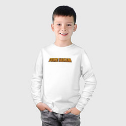 Лонгслив хлопковый детский Duke Nukem Big Logo, цвет: белый — фото 2