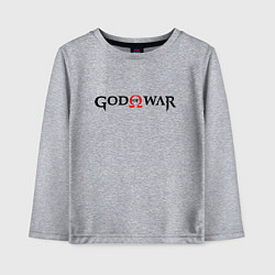 Детский лонгслив GOD OF WAR LOGO BLACK RED